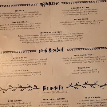 The Mantu - Menu - Afghan Near Me - Richmond, Virginia The Mantu - Menu - Afghan Near Me - Richmond, Virginia