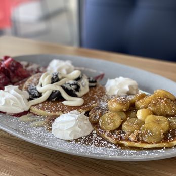 Scrambled - Pancake flight - Breakfast & Brunch Near Me - Henderson, Nevada Scrambled - Pancake flight - Breakfast & Brunch Near Me - Henderson, Nevada