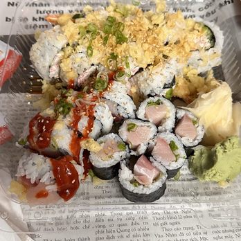 Sushi Town - Crunch roll, sf roll and Negihama - Sushi Bars Near Me - San Jose, California