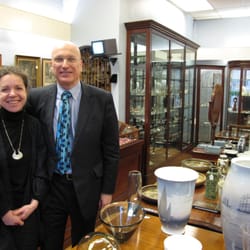 Jeremy Sniders Antiques - Jeremy Sniders & Coralia Jianu in the shop.