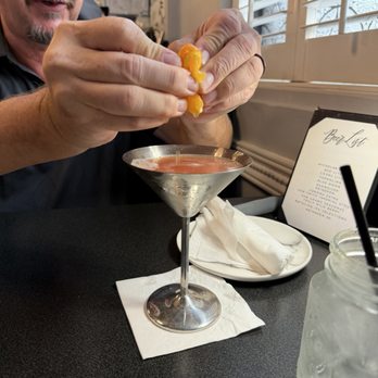 Tidewater Grill - Blood orange martini - Seafood Near Me - North Myrtle Beach, South Carolina