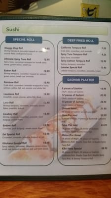 Menu photo 1 Kikuhana Sushi Fort Walton Beach, FL Menu photo 1 Kikuhana Sushi Fort Walton Beach, FL