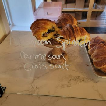 Flying Roadrunner Bakery - Mushroom spinach parmesan croissants - Coffee & Tea Near Me - Albuquerque, New Mexico