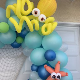 Octopus and starfish balloon characters! Octopus and starfish balloon characters!