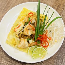 Egg Omelet Wrap Pad Thai