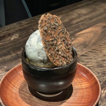 Cha-An - Sesame creme brûlée- only the ice cream was good - Japanese Near Me - New York, New York Cha-An - Sesame creme brûlée- only the ice cream was good - Japanese Near Me - New York, New York