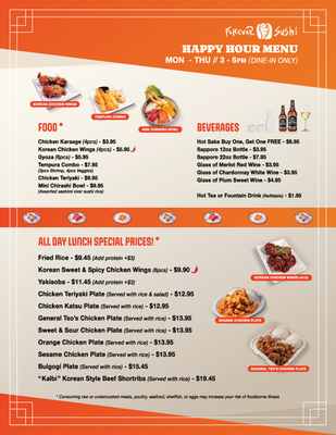 Menu photo 1 Forever Sushi Puyallup, WA Menu photo 1 Forever Sushi Puyallup, WA