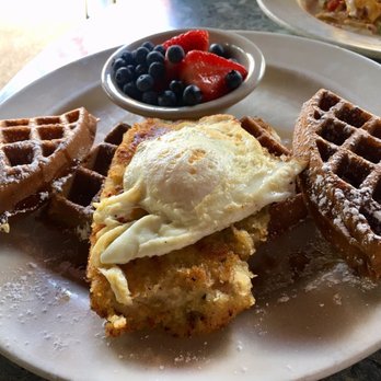 Empire Cafe - Not fried chicken & waffles - Breakfast & Brunch Near Me - Houston, Texas