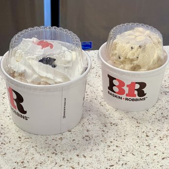 Baskin Robbins - two cups of ice cream - Ice Cream & Frozen Yogurt Near Me - Los Angeles, California