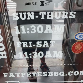 Fat Pete's BBQ - I don't get the sign - Barbeque Near Me - Washington, DC, District of Columbia
