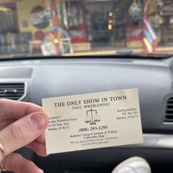 Only Show In Town - Business card