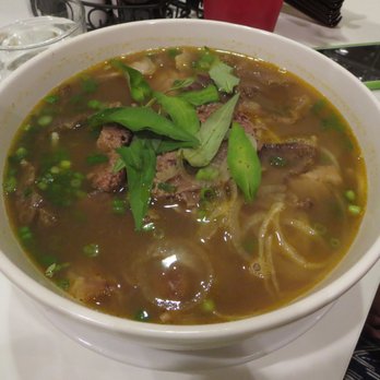 Pho House - B2. Bun Bo Hue. Hue-style noodle soup (spicy). $10.99. - Vietnamese Near Me - Duluth, Georgia Pho House - B2. Bun Bo Hue. Hue-style noodle soup (spicy). $10.99. - Vietnamese Near Me - Duluth, Georgia