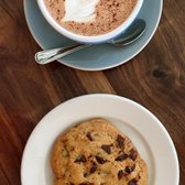 Photo of Streamline - San Francisco, CA, United States. Hot Chocolate 8 oz. (2.50) Chocolate Chip Cookie (3.00)