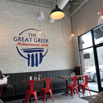 The Great Greek Mediterranean Grill - Indoor seating - Middle Eastern Near Me - Duluth, Georgia