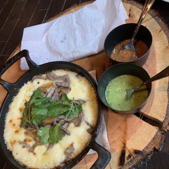 dLeña - Queso and Beef ceçina- cecina is meat that has been salted and dried - Mexican Near Me - Washington, DC, District of Columbia