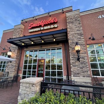 Smithfield's Chicken 'N Bar-B-Q - The outside of the restaurant! Absolutely beautiful! - Barbeque Near Me - Greensboro, North Carolina Smithfield's Chicken 'N Bar-B-Q - The outside of the restaurant! Absolutely beautiful! - Barbeque Near Me - Greensboro, North Carolina