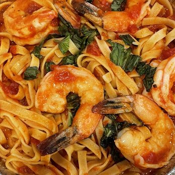 Uncle Frank's Pizza - Shrimp Fettuccine with marinara sauce - Pizza Near Me - Dumont, New Jersey