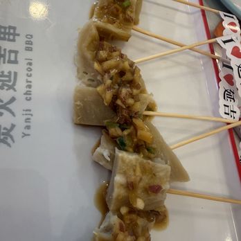 Tanhou Yanji BBQ - Wasabi beef tripe skewer - Barbeque Near Me - Seattle, Washington Tanhou Yanji BBQ - Wasabi beef tripe skewer - Barbeque Near Me - Seattle, Washington