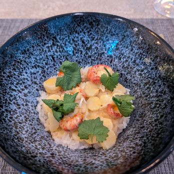 River Twice - Sushi rice with crawfish, white asparagus, and leek - New American Near Me - Philadelphia, Pennsylvania