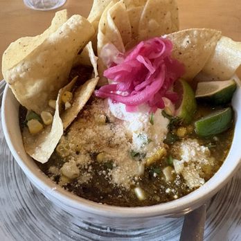 Mosaic - Chicken tortilla soup - Mexican Near Me - Camden, Maine Mosaic - Chicken tortilla soup - Mexican Near Me - Camden, Maine