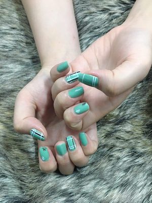 Manicure Gel Design by Chan’s Nails & Spa - Call us today to schedule your appointment and don't forget to mention that you found us on Yelp! We look forward to servicing you.