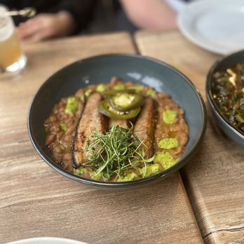COMMUNION Restaurant and Bar - Pork belly and pinto beans - Soup Near Me - Seattle, Washington