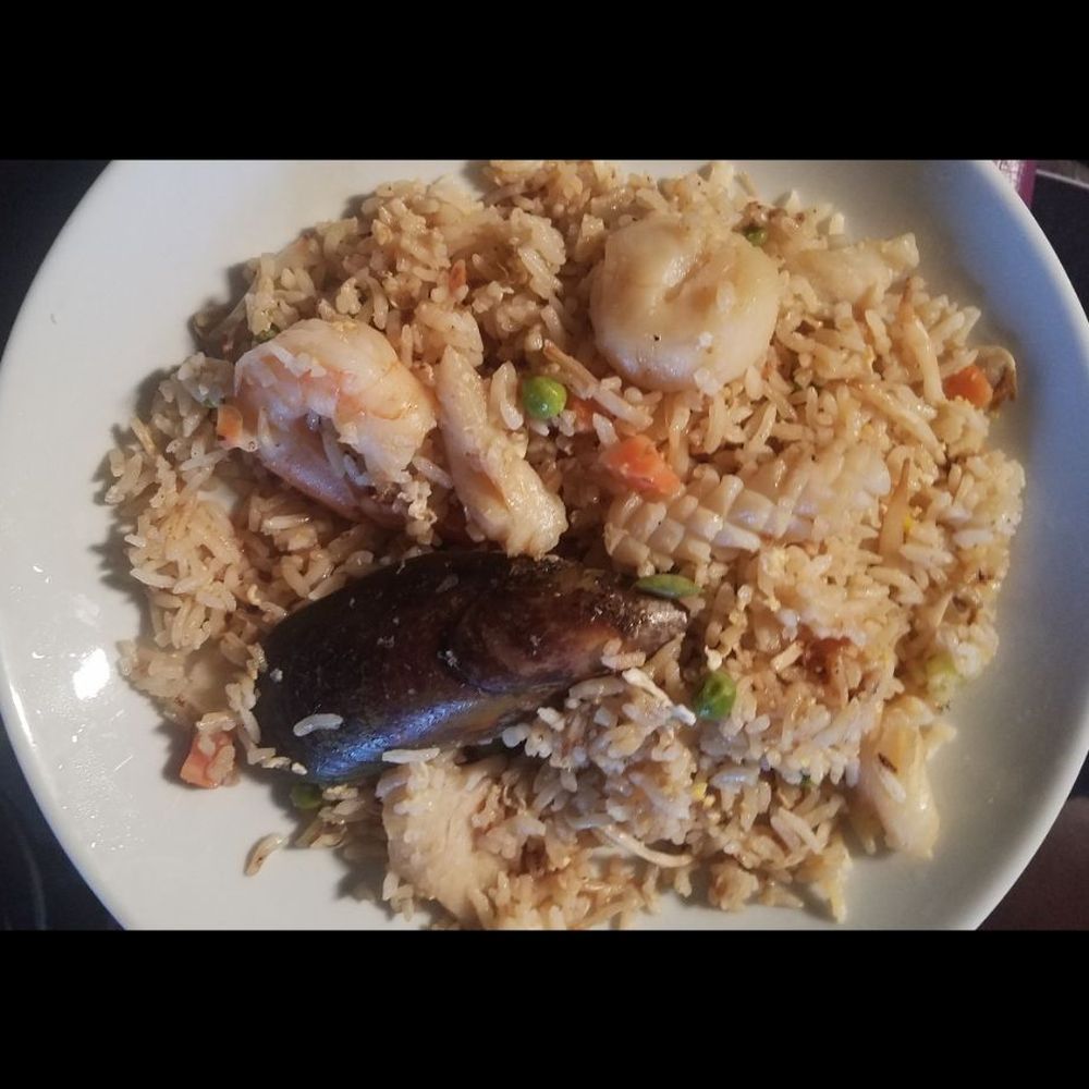 Amazing Asian Bistro - Seafood Rice To Go plated - Japanese Near Me - Plantation, Florida Amazing Asian Bistro - Seafood Rice To Go plated - Japanese Near Me - Plantation, Florida