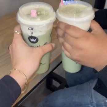 ROYALTEA - Matcha cold tea with cheese foam. - Bubble Tea Near Me - Orlando, Florida ROYALTEA - Matcha cold tea with cheese foam. - Bubble Tea Near Me - Orlando, Florida