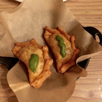Lechon - Roasted chicken & poblano empanadas - Tapas Bars Near Me - Portland, Oregon Lechon - Roasted chicken & poblano empanadas - Tapas Bars Near Me - Portland, Oregon
