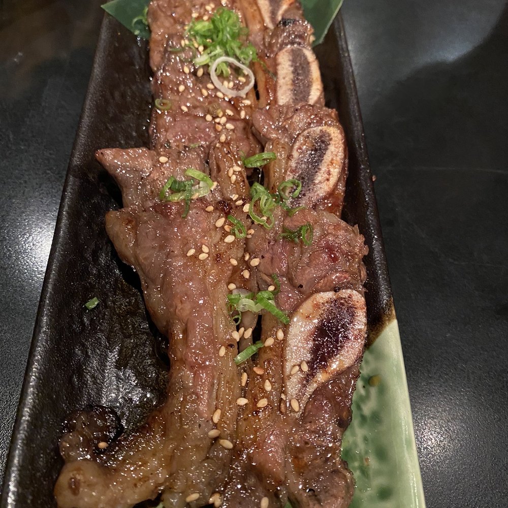 Manzo Japanese Itamae - Grilled beef ribs - Japanese Near Me - Richmond, British Columbia