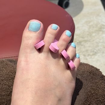 Anthony Vince' Nail Spa - Their finished pedicure with regular polish - Nail Salons Near Me - Riverton, Utah Anthony Vince' Nail Spa - Their finished pedicure with regular polish - Nail Salons Near Me - Riverton, Utah