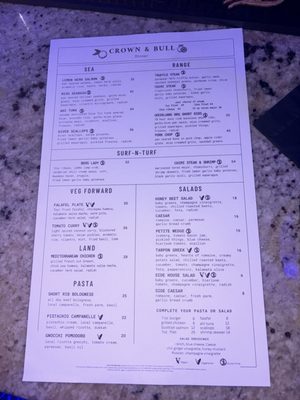 Menu photo 1 Crown & Bull Dunedin, FL Menu photo 1 Crown & Bull Dunedin, FL