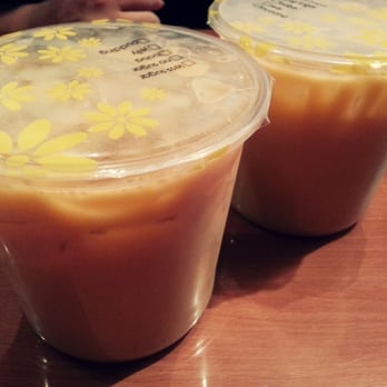 Open Rice Kitchen - Milk teas in those inconvenient short&wide cups that all the "hip" tea houses like to use nowadays.. - Chinese Near Me - Davis, California