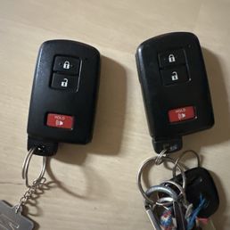 The original fob and the spare Alan made for me. The original fob and the spare Alan made for me.