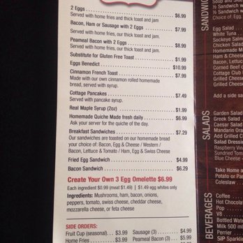 The Maids' Cottage - Breakfast menu - Bakeries Near Me - Newmarket, Ontario
