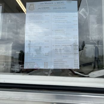 Little Munich - Menu - German Near Me - Ponderay, Idaho