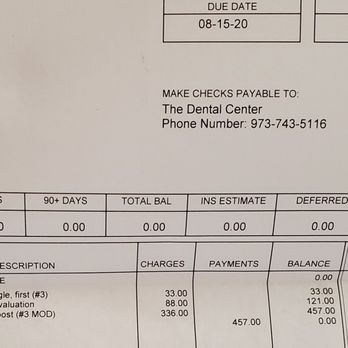 The Dental Center - Booked an emergency visit for one filling, 457$ out of pocket. - General Dentistry Near Me - Bloomfield, New Jersey The Dental Center - Booked an emergency visit for one filling, 457$ out of pocket. - General Dentistry Near Me - Bloomfield, New Jersey