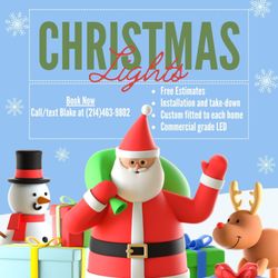 Ellis County Landscapes - Christmas is only 9 Thursdays away. 
If you're looking to brighten up your holiday season with some Christmas lights, give us a call!