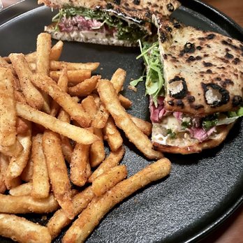 The Richmond - Steak chimichurri sandwich. Too greasy. Filled with oily sauce and brie cheese. The bread is saturated. Not good. - Bars Near Me - Rochester, New York The Richmond - Steak chimichurri sandwich. Too greasy. Filled with oily sauce and brie cheese. The bread is saturated. Not good. - Bars Near Me - Rochester, New York