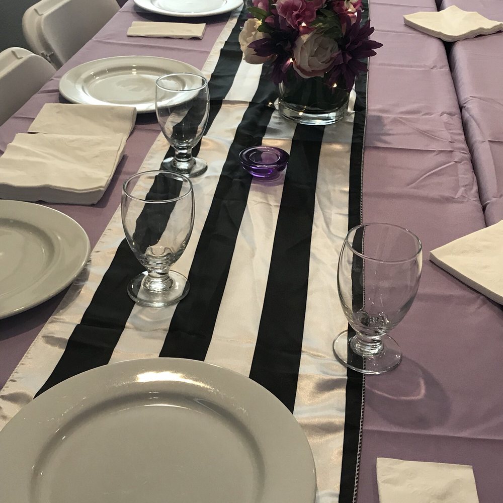 Party Solutions - Plates glasses and tables chairs - Party Supplies Near Me - Corona, California