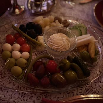 Michael's Gourmet Room - A complimentary appetizer tray with quail eggs and beets. - Seafood Near Me - Las Vegas, Nevada Michael's Gourmet Room - A complimentary appetizer tray with quail eggs and beets. - Seafood Near Me - Las Vegas, Nevada