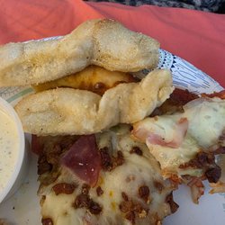 Bob's Original Pizza - Breaded breadsticks they were tasty