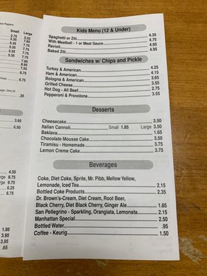 Menu photo 7 Capra's Italian Deli High Point, NC