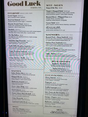 Menu photo 1 Good Luck Pizza Philadelphia, PA Menu photo 1 Good Luck Pizza Philadelphia, PA