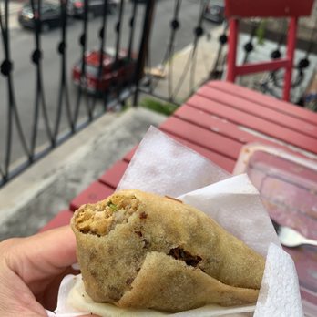 Halal Desi Habibi - Chicken Samosa. Authentic and packed with chicken in the inside. - Halal Near Me - New York, New York Halal Desi Habibi - Chicken Samosa. Authentic and packed with chicken in the inside. - Halal Near Me - New York, New York