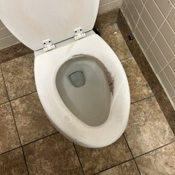 Dunkin' - Replace the toilet seat