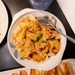 Tian You Feng Dumpling House - 19. Shrimp & Pork Wonton in Spicy Sauce