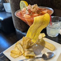 Ruby Bar & Tapas - Shrimp ceviche - didn't like the taste of this one