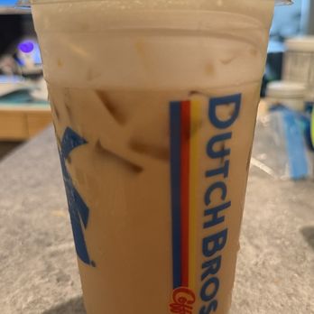 Dutch Bros Coffee - Cookie butter and Protein latte - Juice Bars & Smoothies Near Me - Rocklin, California