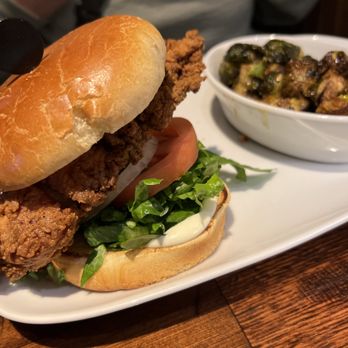 LongHorn Steakhouse - Buttermilk fried chicken with crispy Brussels sprouts - American Near Me - Phoenix, Arizona LongHorn Steakhouse - Buttermilk fried chicken with crispy Brussels sprouts - American Near Me - Phoenix, Arizona